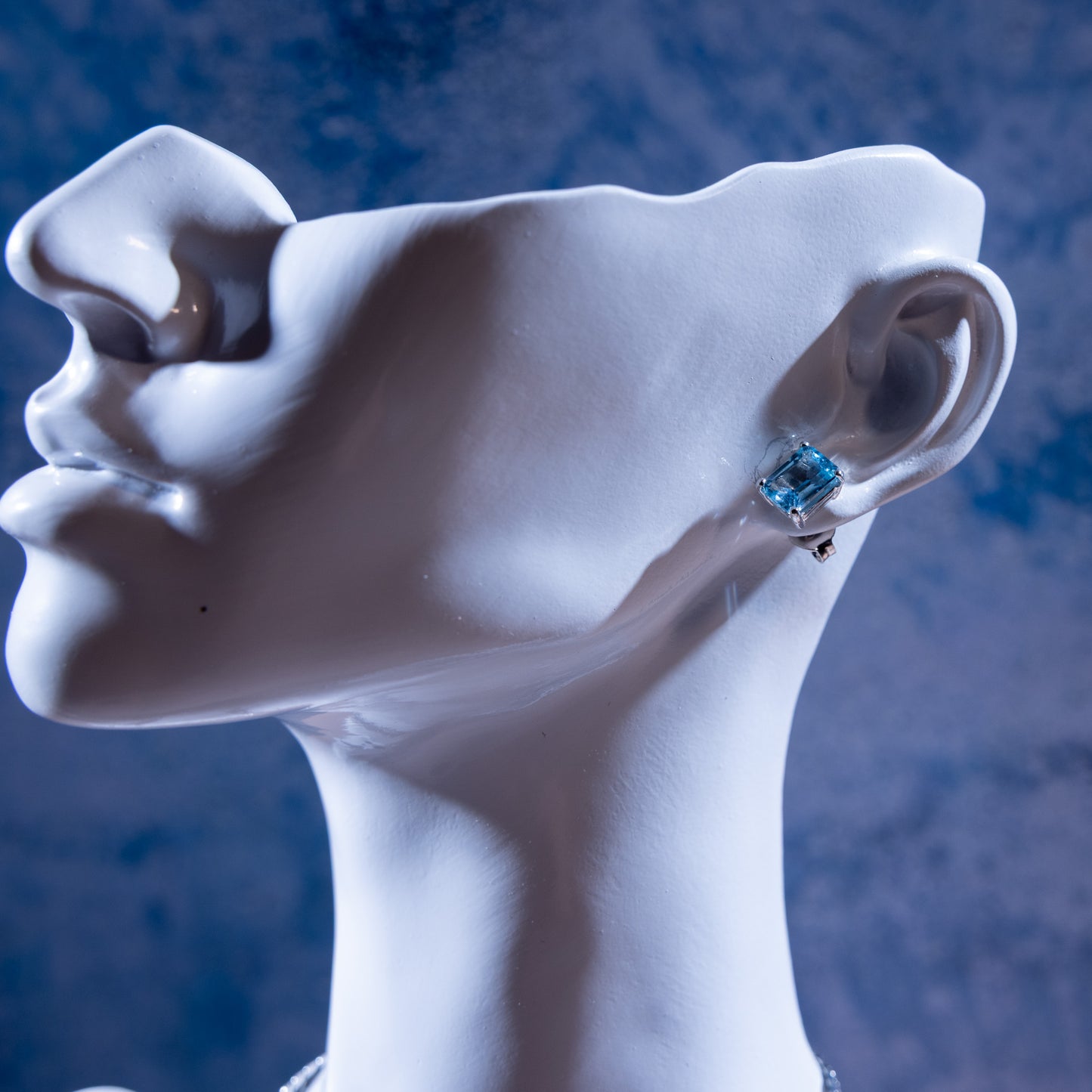 Adele Blue Topaz Earrings