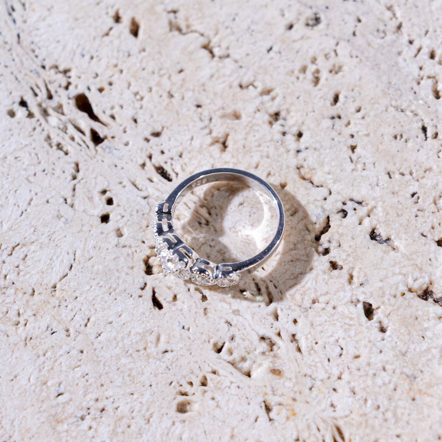 Amora CZ Hearts Ring