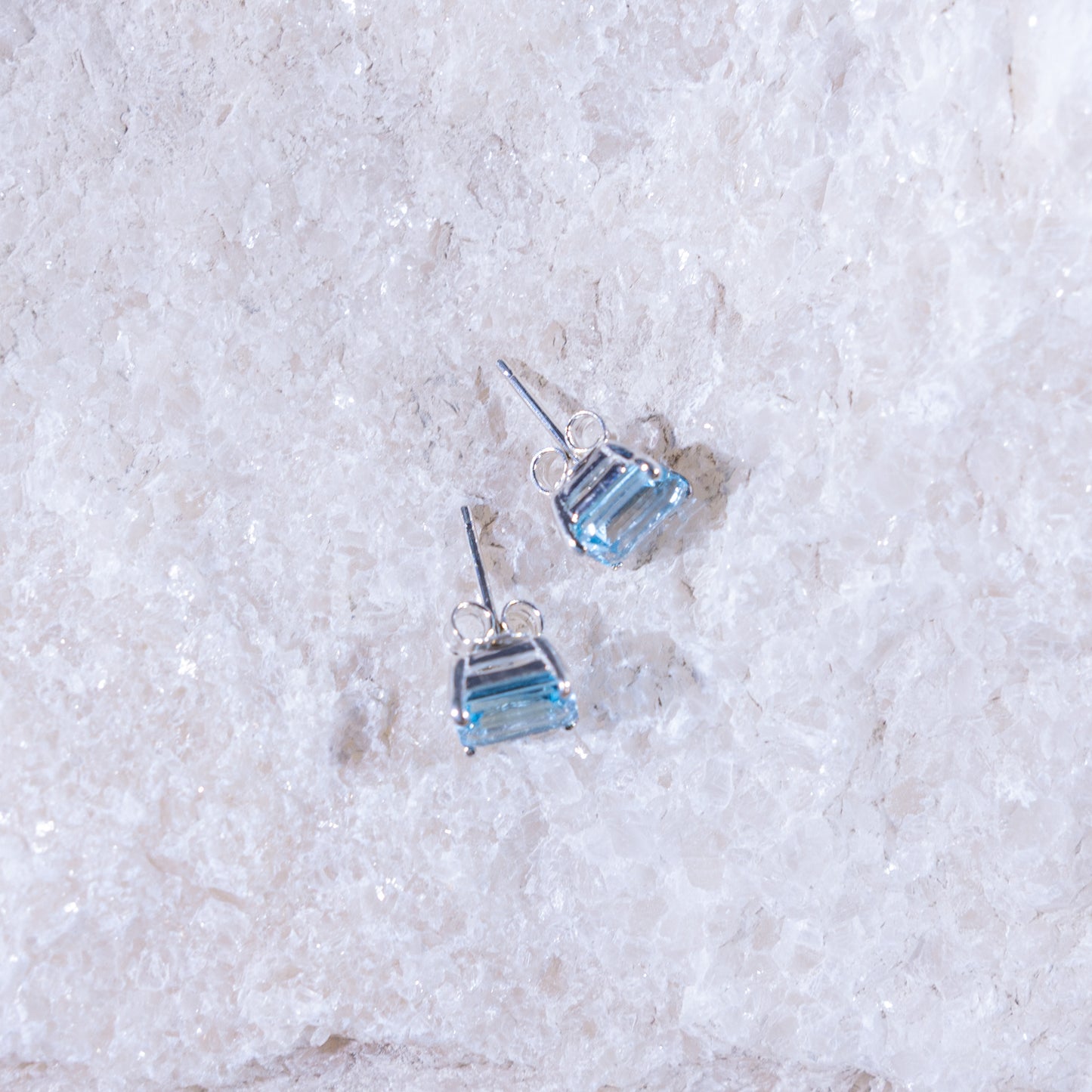 Adele Blue Topaz Earrings