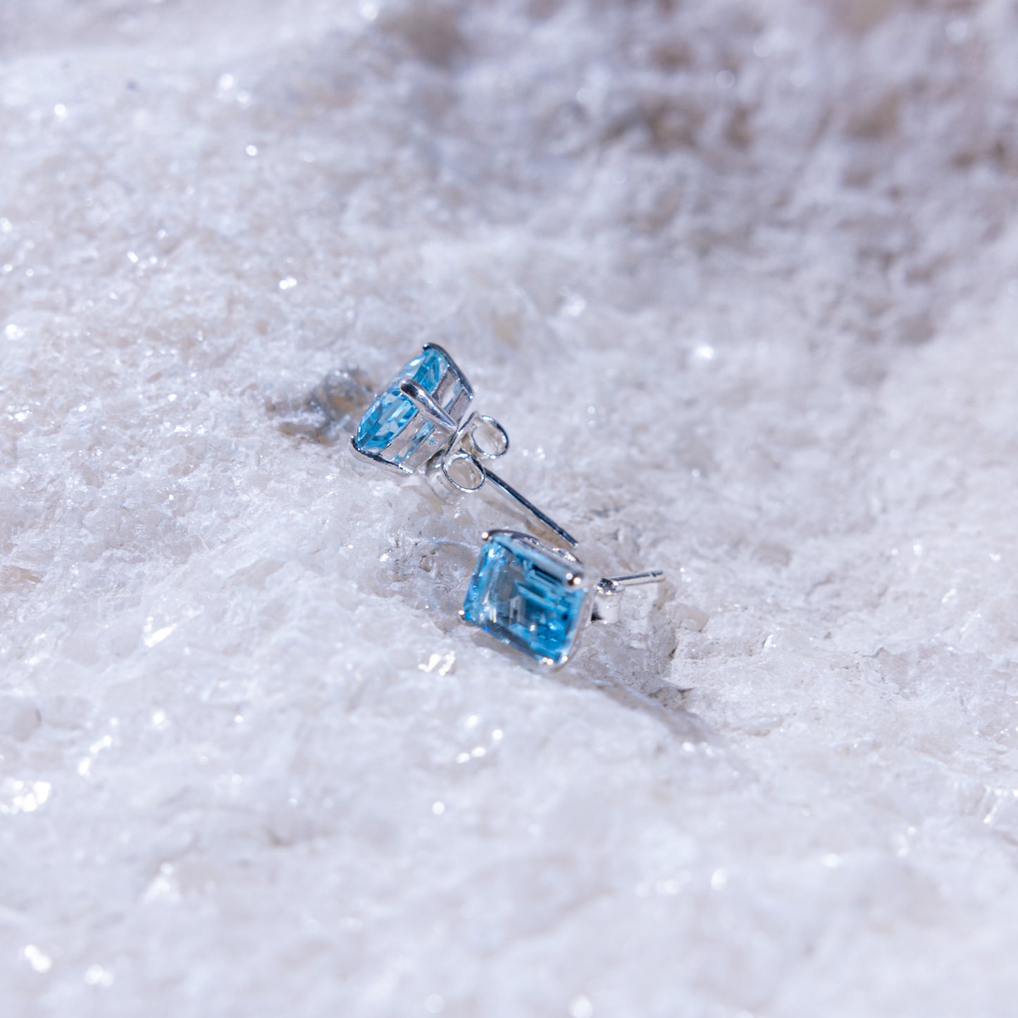 Adele Blue Topaz Earrings