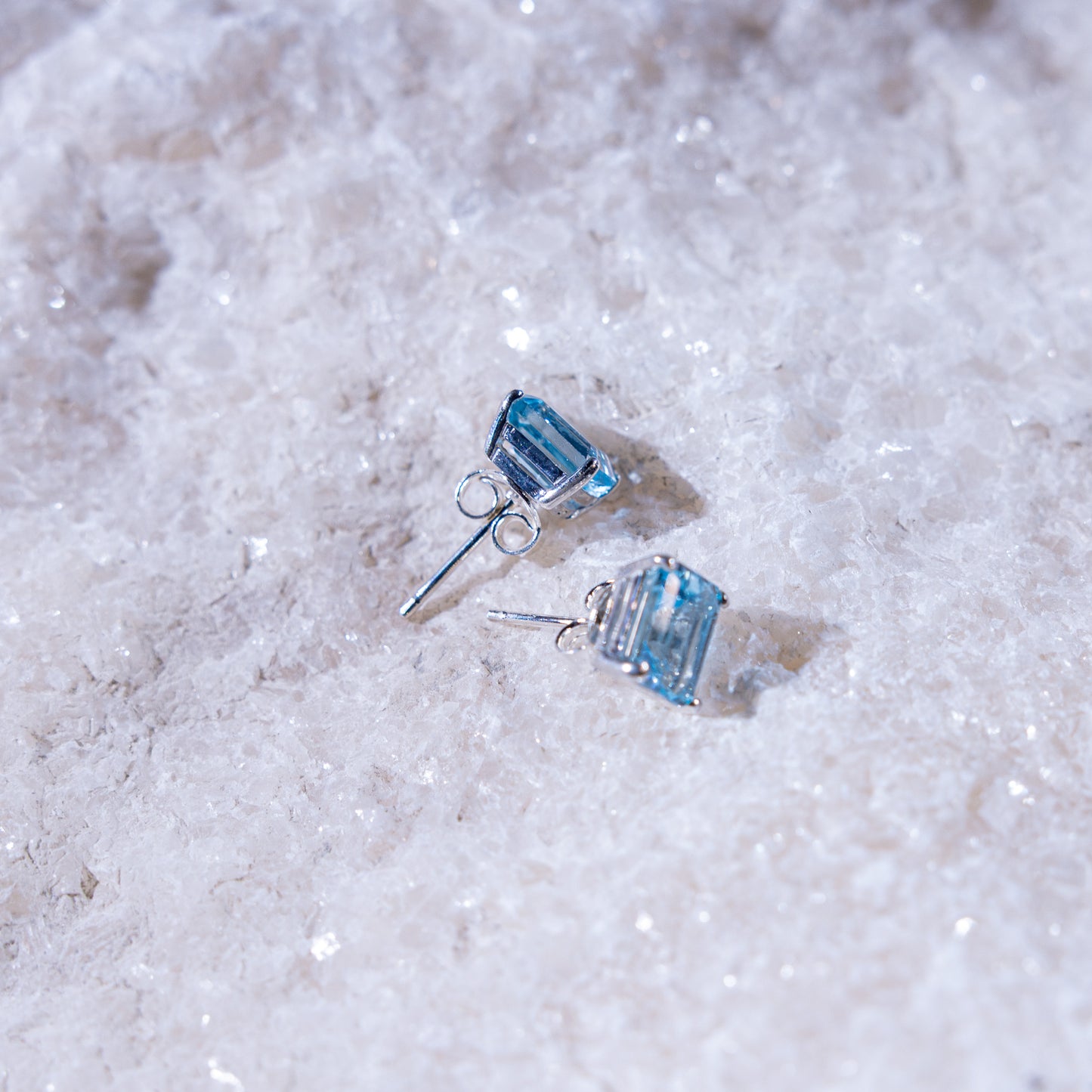 Adele Blue Topaz Earrings