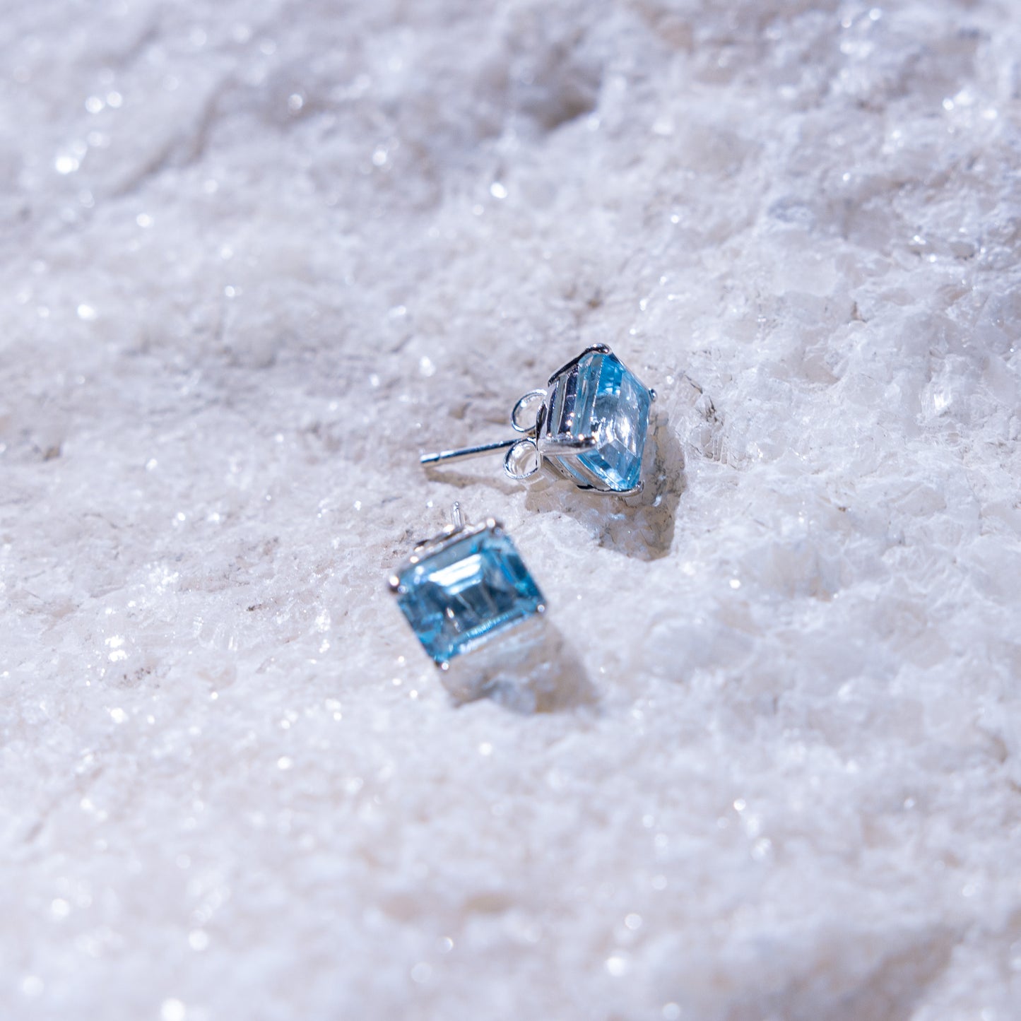 Adele Blue Topaz Earrings