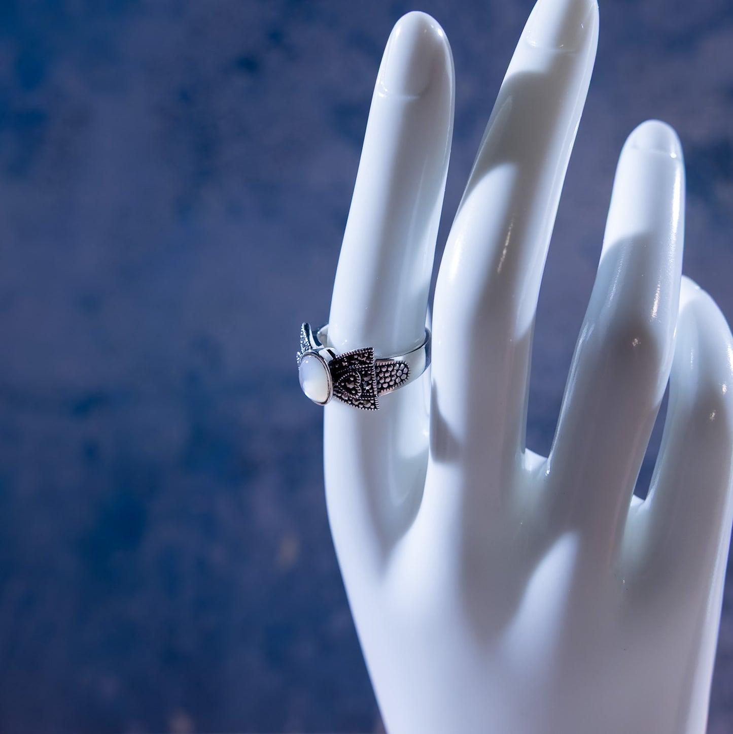 Novelle Bowtie Mother of Pearl Ring