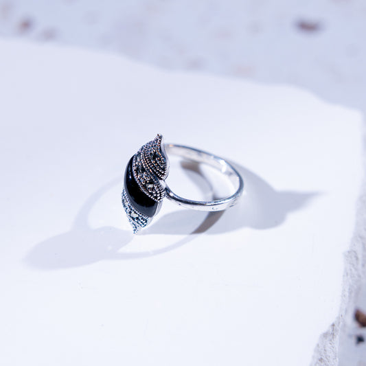 Calypso Onyx Shell Ring