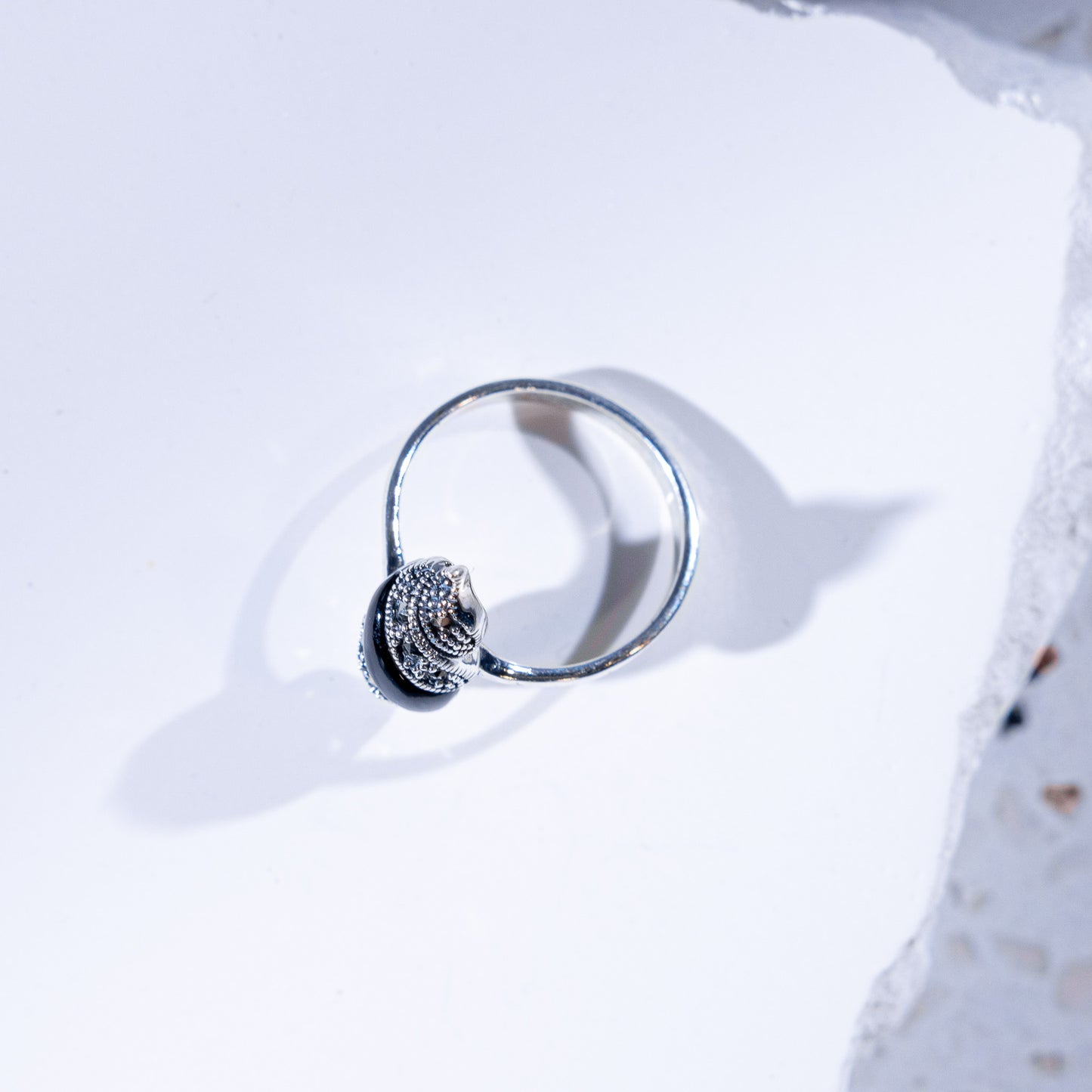 Calypso Onyx Shell Ring