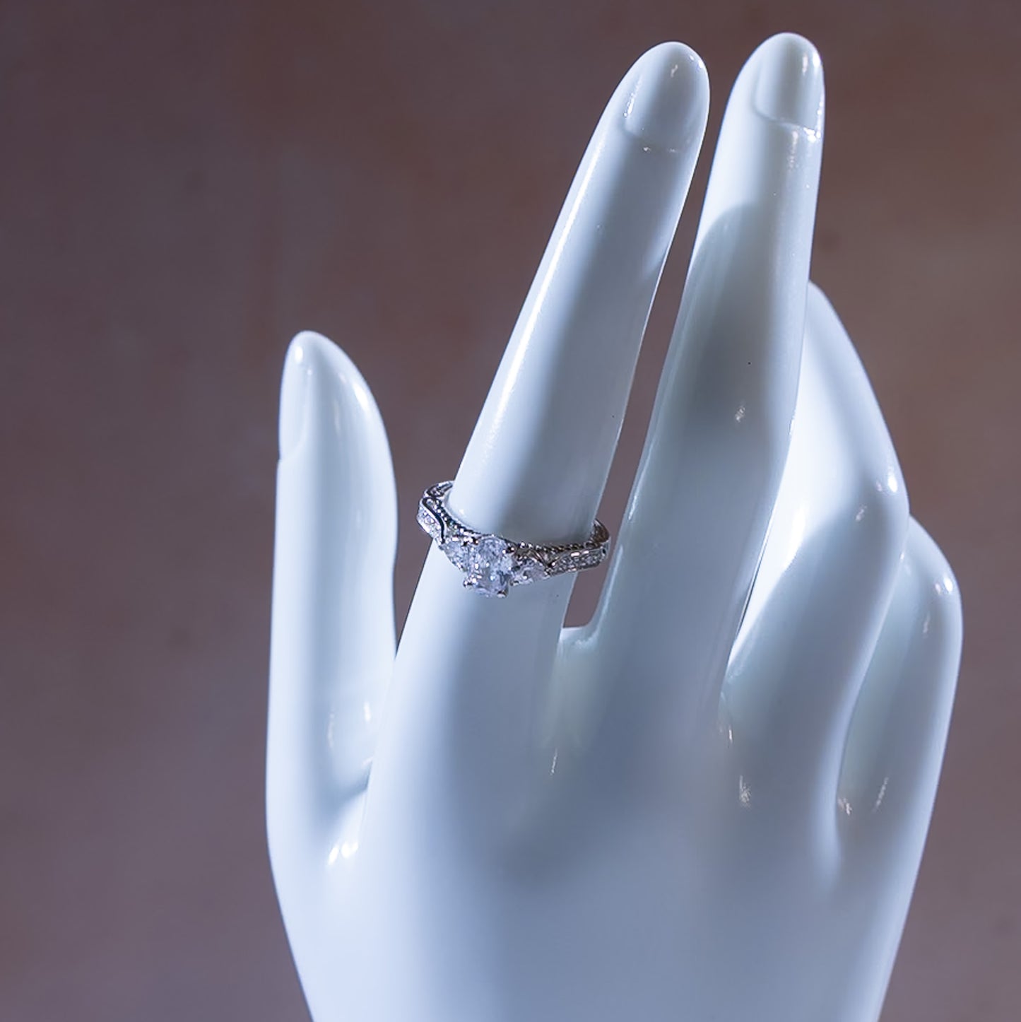 Trinity 3 Point CZ Ring