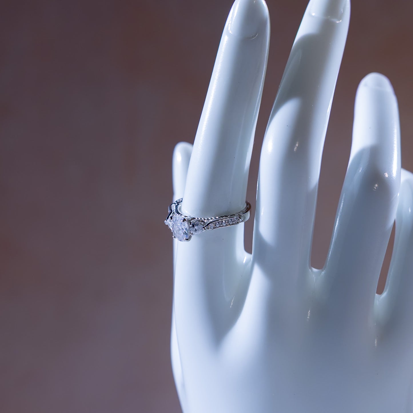 Trinity 3 Point CZ Ring